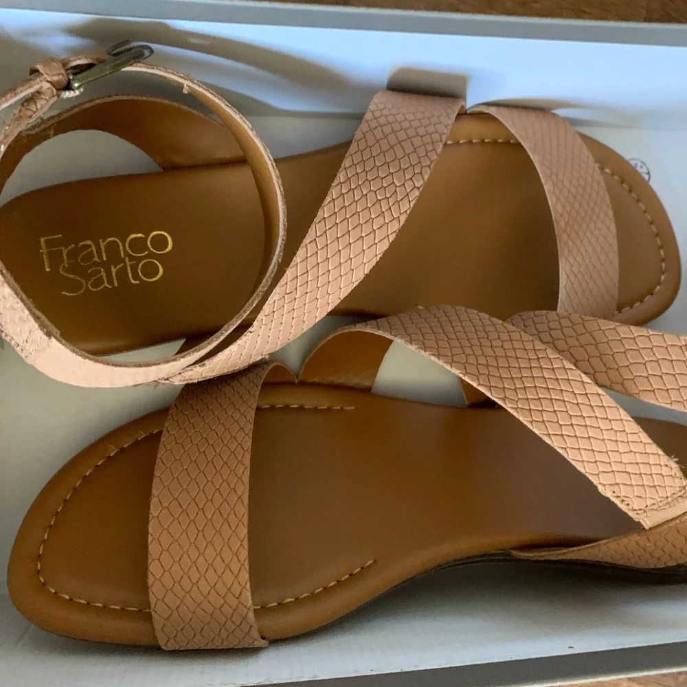 🆕 Franco Sarto Strappy Sandals - Picture 14 of 16